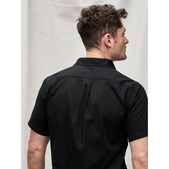 ✨BUCK MASON DRAPED TWILL S/S ONE POCKET SZ LARGE SHIRT✨ - Picture 4 of 11